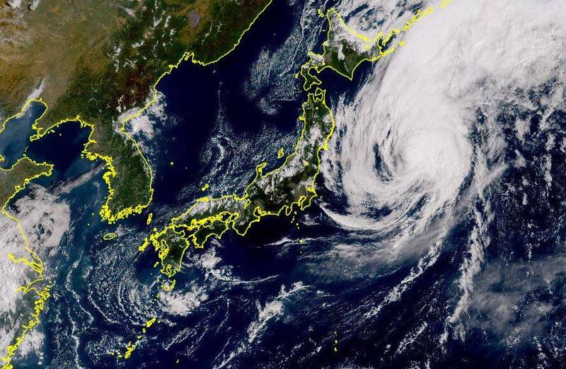 「杜鵑」颱風強襲日本關東 土石流災情釀至少2死4失聯