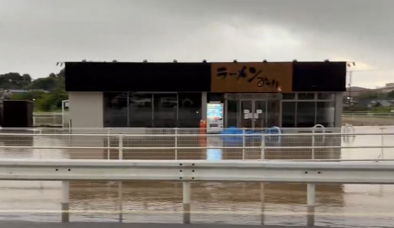 衰!日本千葉縣拉麵店 1個月來3次遇暴雨被淹