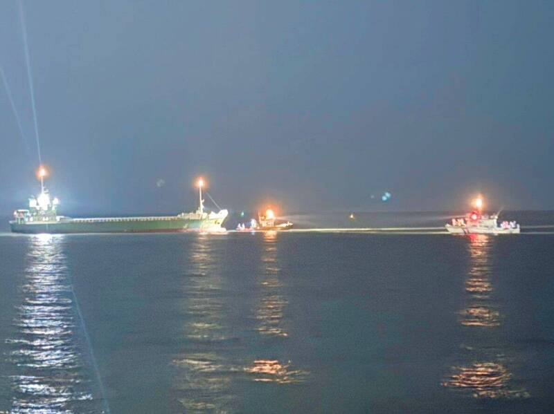 長安1號貨輪布袋外海擱淺 澎湖中秋物流受延宕