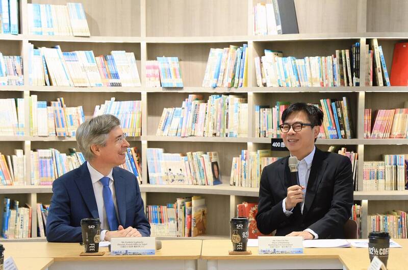 法國在台協會主任龐維德首訪高雄 陳其邁:盼深化台法有感合作