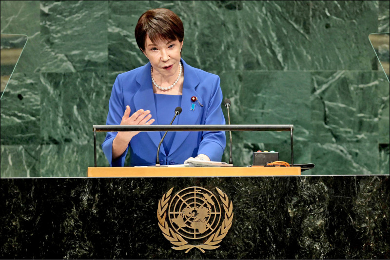 聯大演說／高市反對武力改變現狀 籲改革安理會