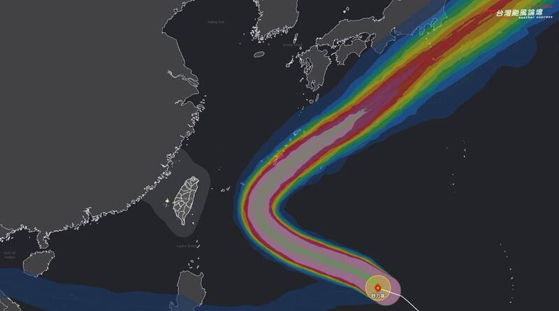 舒力基急轉彎?颱風論壇曝「靠近台灣機率」:3地風浪仍大
