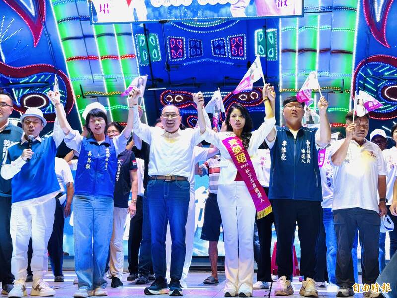 漢子有情 新北市長侯友宜返鄉挺黃嫈珺
