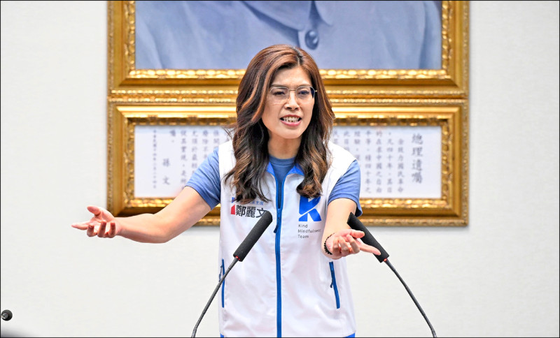 鄭麗文籲賴「打開兩岸對話大門」民進黨:北京拒絕對等交流