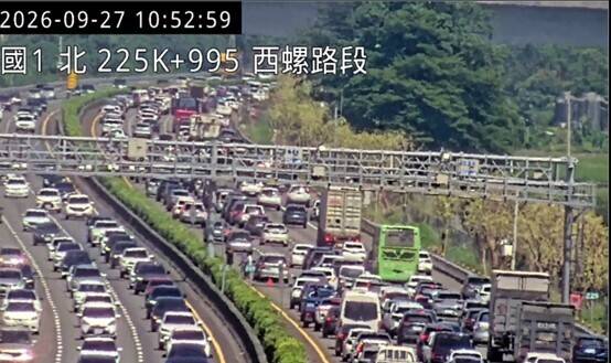 連假第3天上午國道3車禍釀回堵 午後13易塞路段快避開