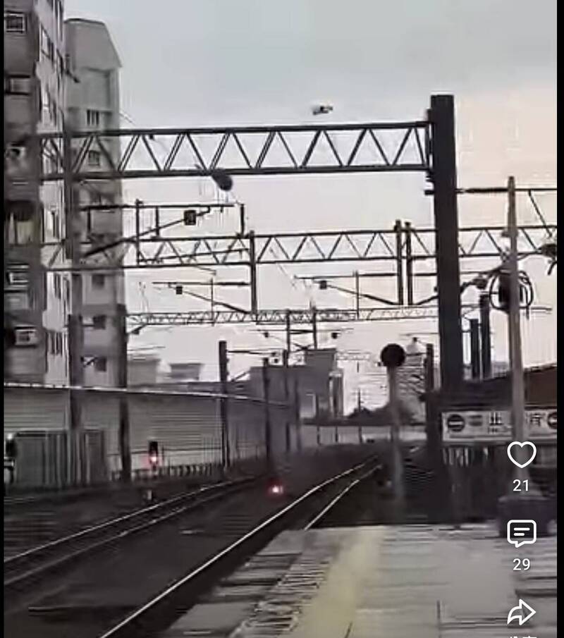 無人機飛進豐原火車站 鐵路警察局將依法處置