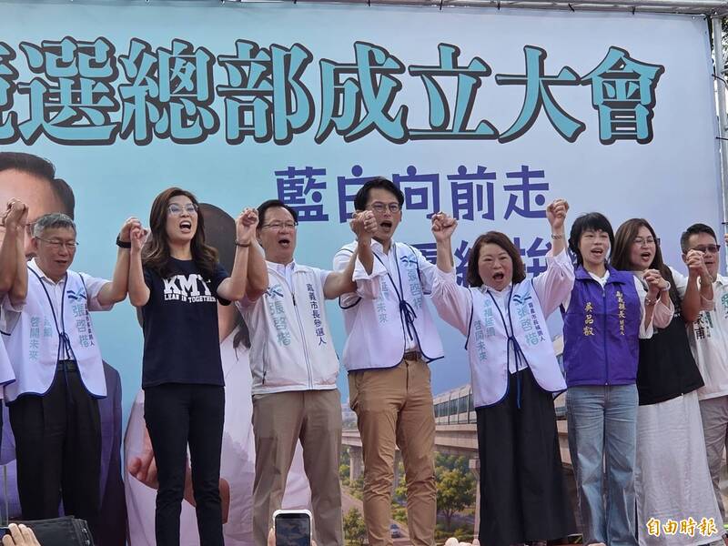 張啓楷競選總部教師節成立,鄭麗文輔選喊教育部長下台