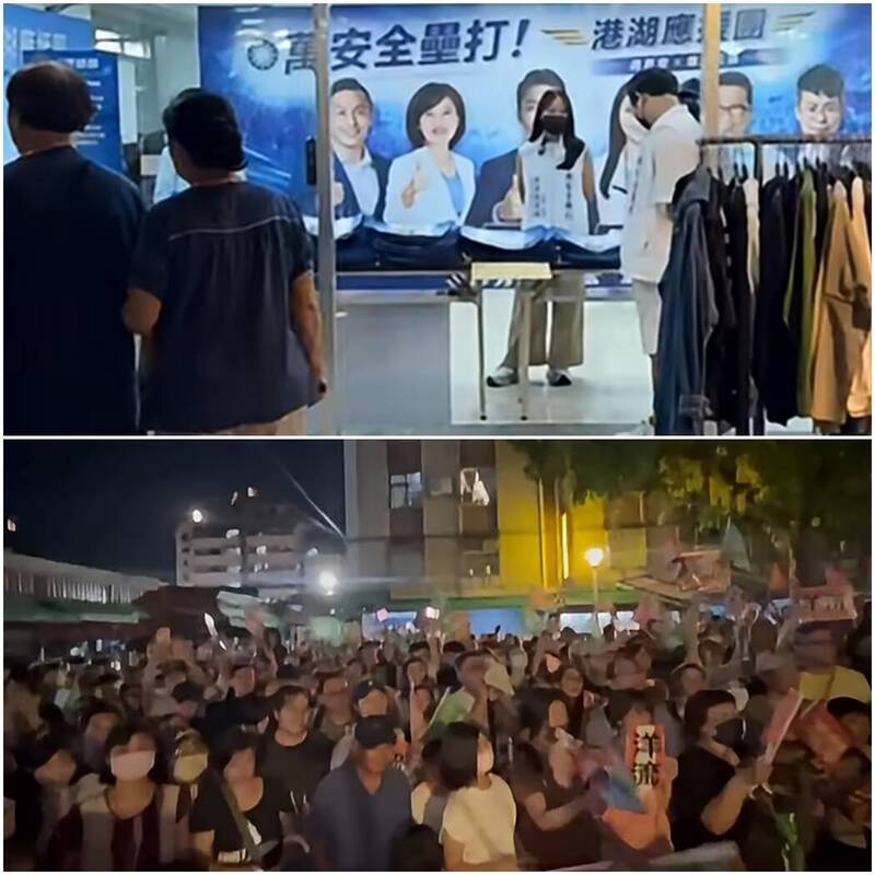 沈伯洋再訪內湖737夜市!蔣萬安後援會也尬場 超冷清畫面曝光
