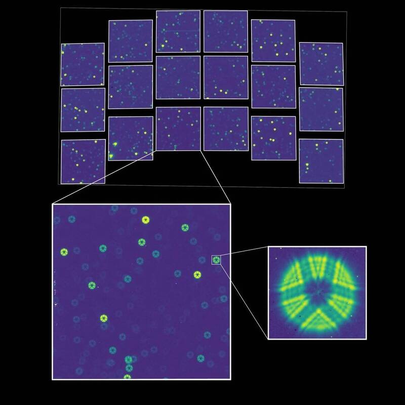 NASA「羅曼太空望遠鏡」首次接收到星光的測試影像,畫面中的星體目前呈現環狀失焦,右下角為單一星體放大圖,供工程團隊校準對焦。(圖:NASA/Goddard Space Flight Center、STScI) NASA「羅曼太空望遠鏡」首次接收到星光的測試影像,畫面中的星體目前呈現環狀失焦,右下角為單一星體放大圖,供工程團隊校準對焦。(圖:NASA/Goddard Space Flight Center、STScI)
