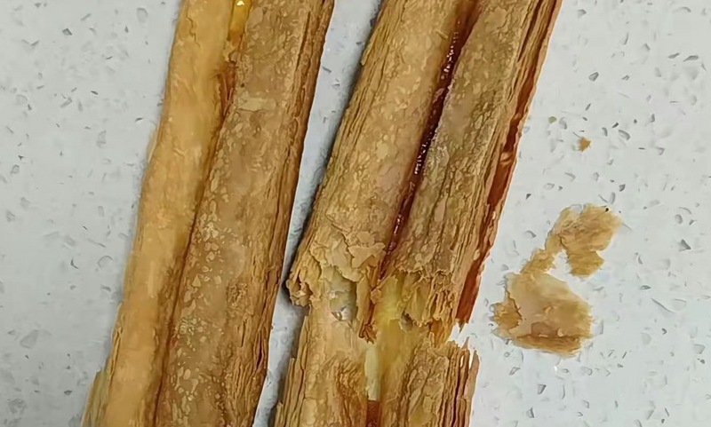 鮑師傅超長蛋塔被罵翻。（圖擷自微博）