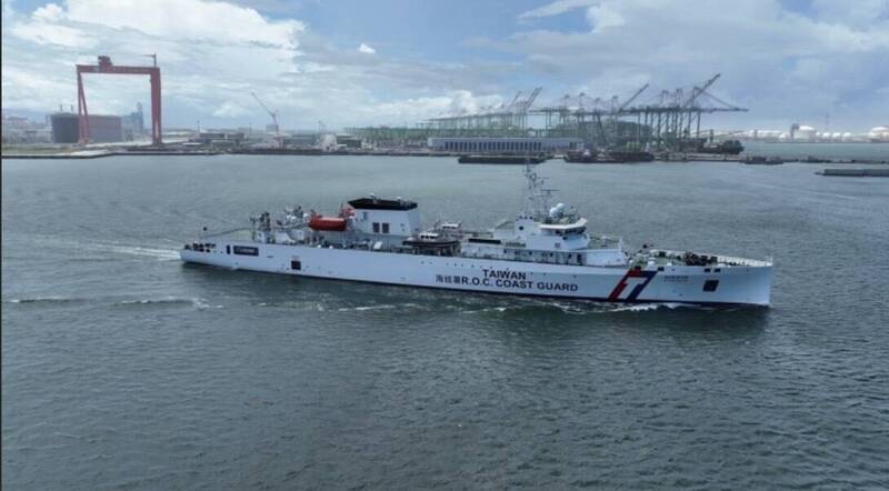 台船承造海巡新型遠洋巡護船 可自主航行30天以上