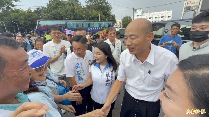 韓國瑜比喻雲林如武當派「後發制人」 挺張嘉郡拚高科技產業