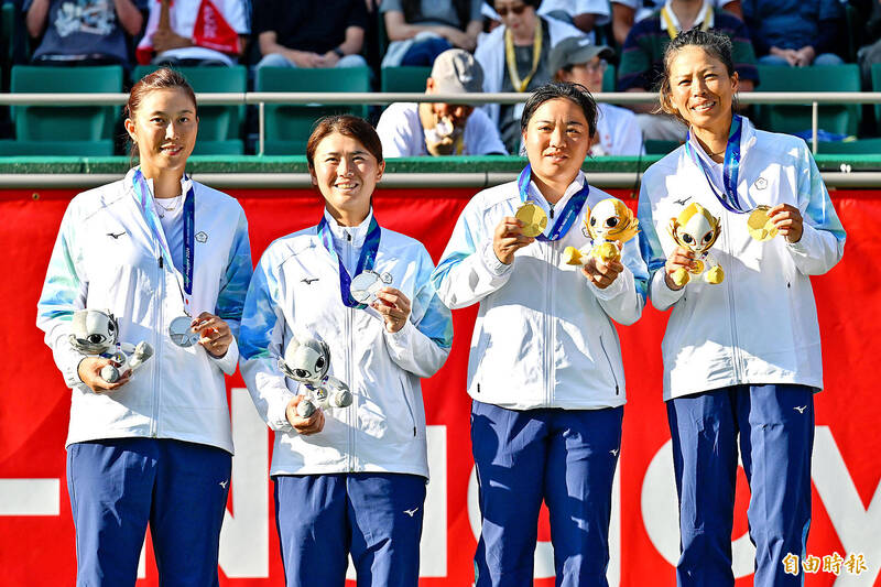 《TAIPEI TIMES》 Taiwan’s Hsieh, Liang claim doubles gold in Games