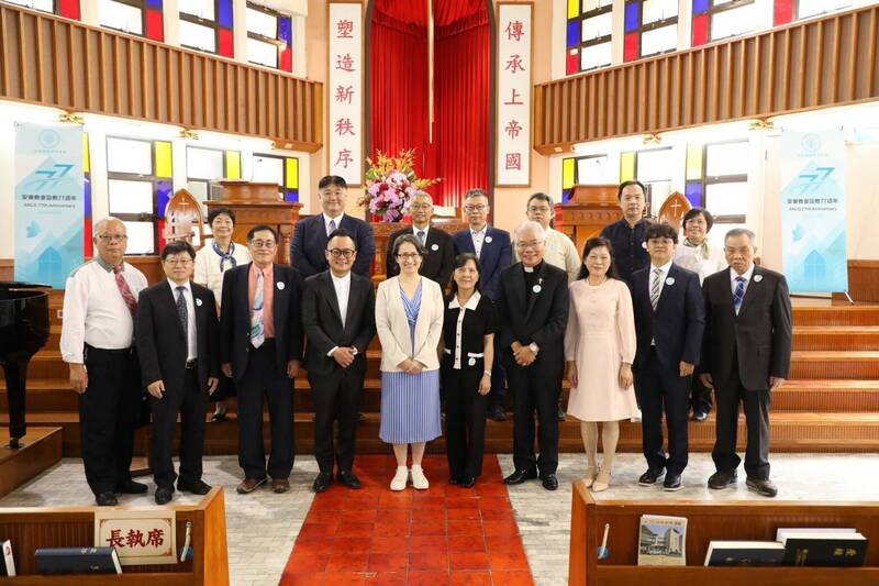 基隆安樂教會77週年聯合感恩禮拜 蕭美琴、童子瑋共赴感恩