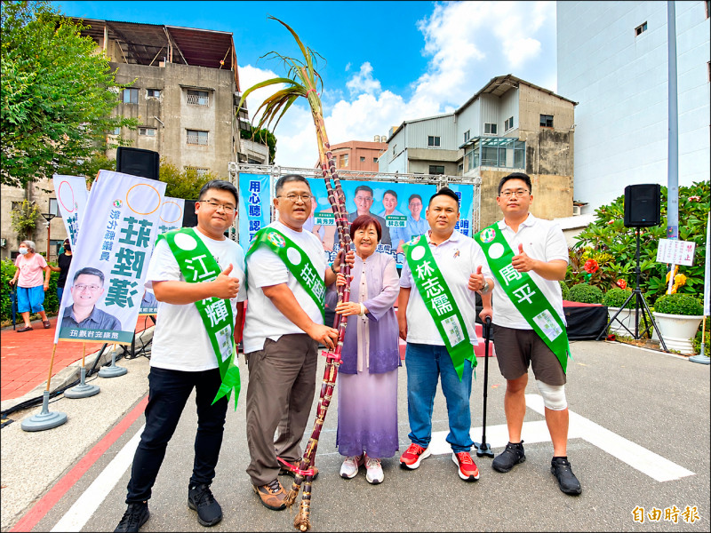 彰化莊陞漢組「好漢連線」 周清玉送甘蔗