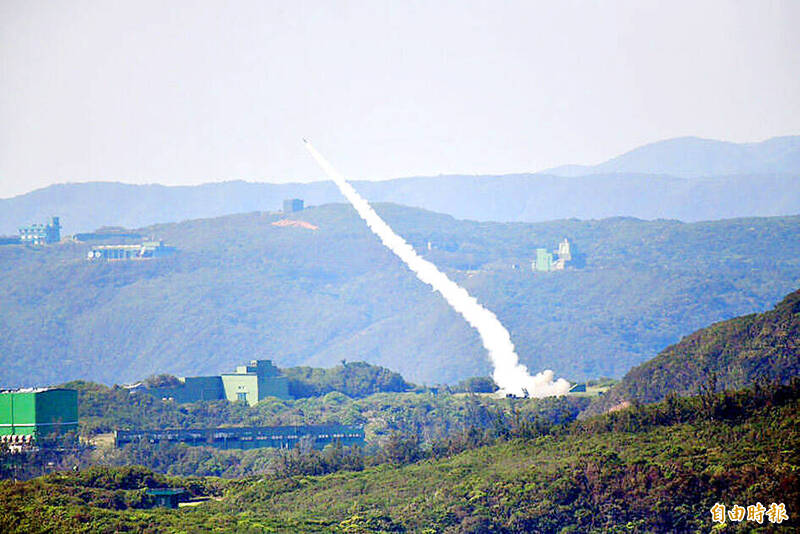 《TAIPEI TIMES》 Army plans dedicated testing facility for missiles