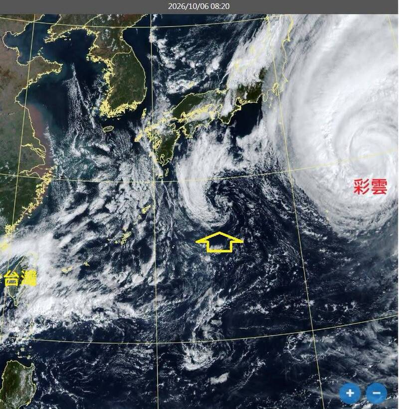 四旋共舞?大彩雲旁驚見小跟班旋轉雲系 鄭明典曝真相