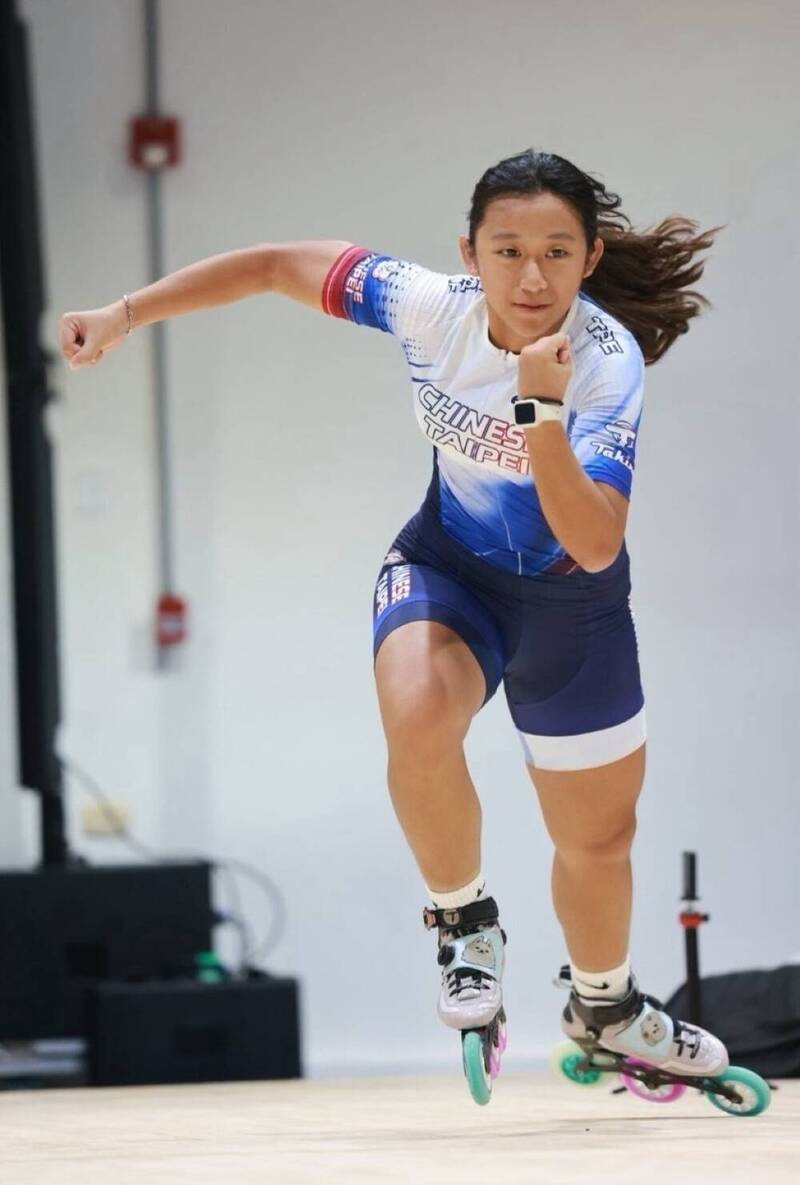 3度落選國手不放棄!苗栗女孩黃詩庭滑輪世錦賽摘下台灣首金