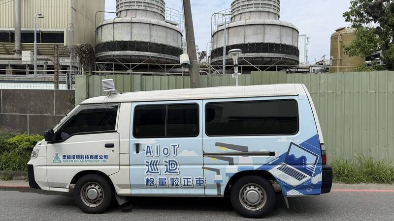 苗縣環保局運用車輛遙測 西濱通霄聯絡道架設備驗排氣