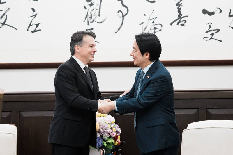 賴清德:期待與美國深化國防合作 走向共同研發、共同生產