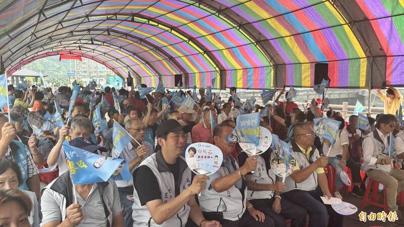 國民黨新北市長參選人李四川萬里競選總部成立。（記者俞肇福攝）