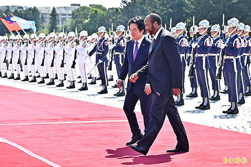 《TAIPEI TIMES》 King Mswati III pledges deeper Taiwan-Eswatini ties