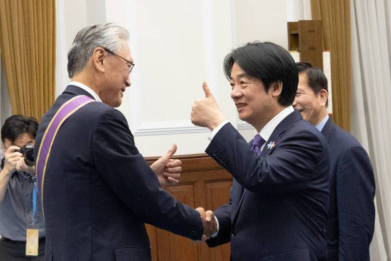 賴清德國慶演說 日本祝賀團:感受守護台灣及印太決心