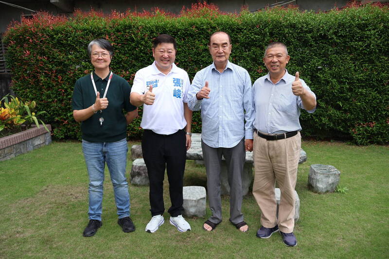 拚選戰!花蓮張峻拜訪老縣長謝深山 魏嘉賢挺胞弟、游淑貞出席客屬會