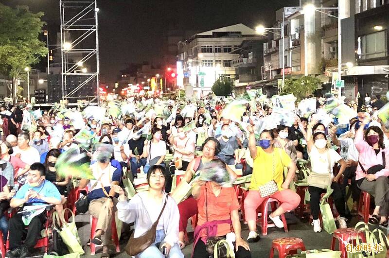 民進黨嘉義市長參選人王美惠競選總部成立大會。（記者蔡宗勳攝）