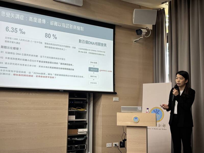 思覺失調症早發更難治 國衛院揪「樞紐基因」有望成新藥發展方向