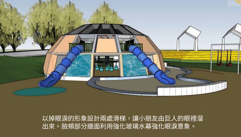 冬山河親水公園砸近6千萬 打造黃春明「巨人的眼淚」童話景點