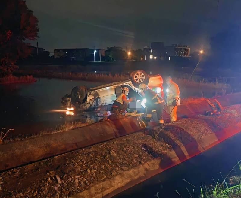 離奇車禍 宜蘭三星駕駛3天內兩度在同地點衝進農田送醫