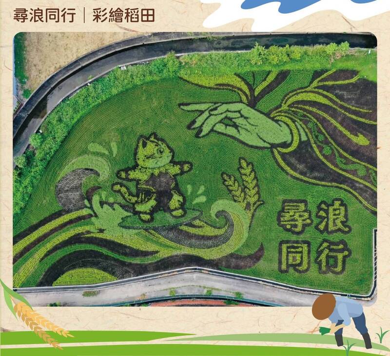 季節限定!苑裡稻浪生活節10/17登場 2幅彩繪稻田搶先看