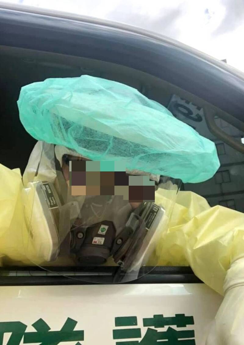 兇嫌林男竟曾當了7年的救護技術員，並自認參與防疫工作自豪。（圖取自臉書）