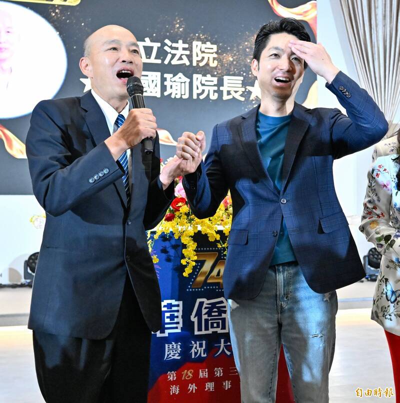 韓國瑜虧蔣萬安額頭黑! 郭正亮補刀「印堂發黑」沈伯洋卻亮到反光