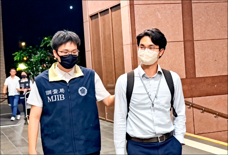 坤侑科技業務代表詹仲昕20萬元交保，限制出境、出海。（民眾提供）