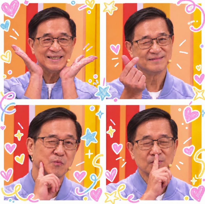 阿扁曬出「可愛4連拍」!網友狂讚:贏過蔣萬安
