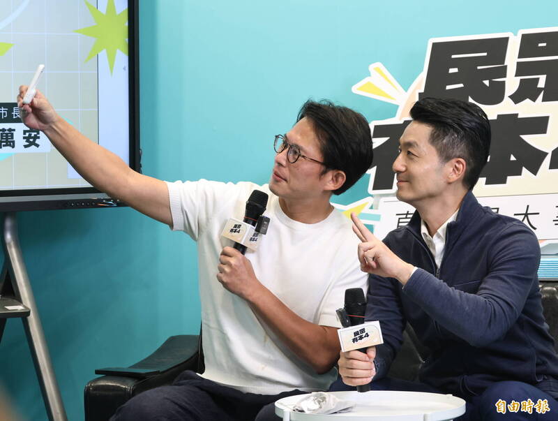 會收賈永婕送的節節高升杯組及涼糖? 蔣萬安笑出聲這樣回應
