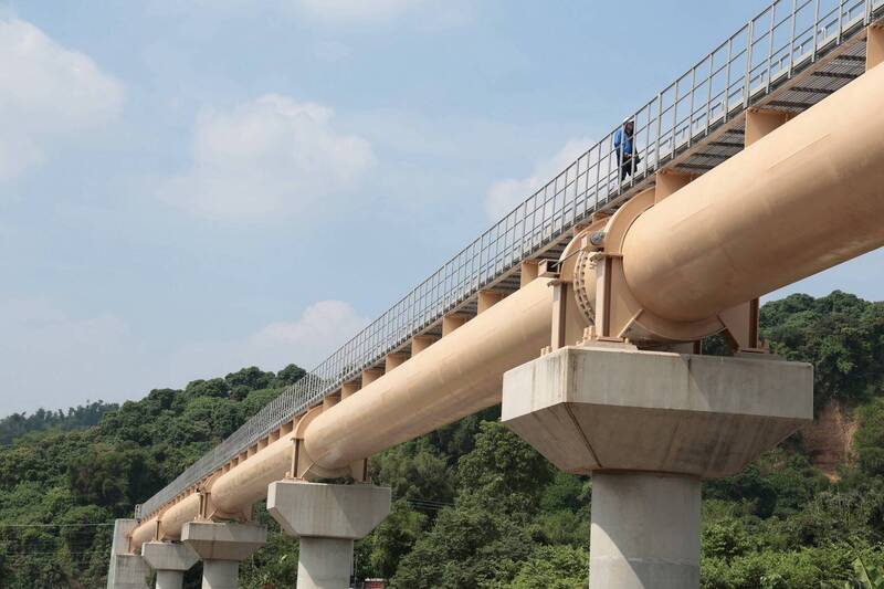 荖濃溪里嶺伏流水工程竣工 每日增10萬噸水供應南台灣科技業