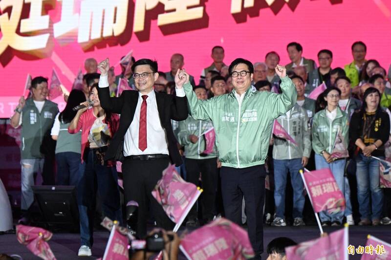 賴瑞隆大進場150公尺走了5分鐘 陳其邁大酸韓國瑜