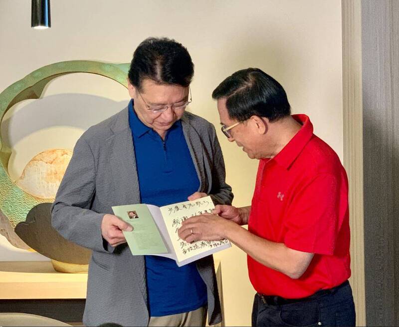 訪問阿扁、伯洋命運大不同!陳水扁曬6年前合照聲援趙少康