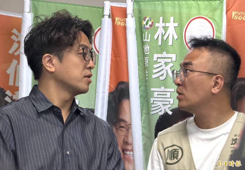 兄弟臉? 沈伯洋出席競總成立 「山原」林家豪:想看我質詢異父異母的哥哥?