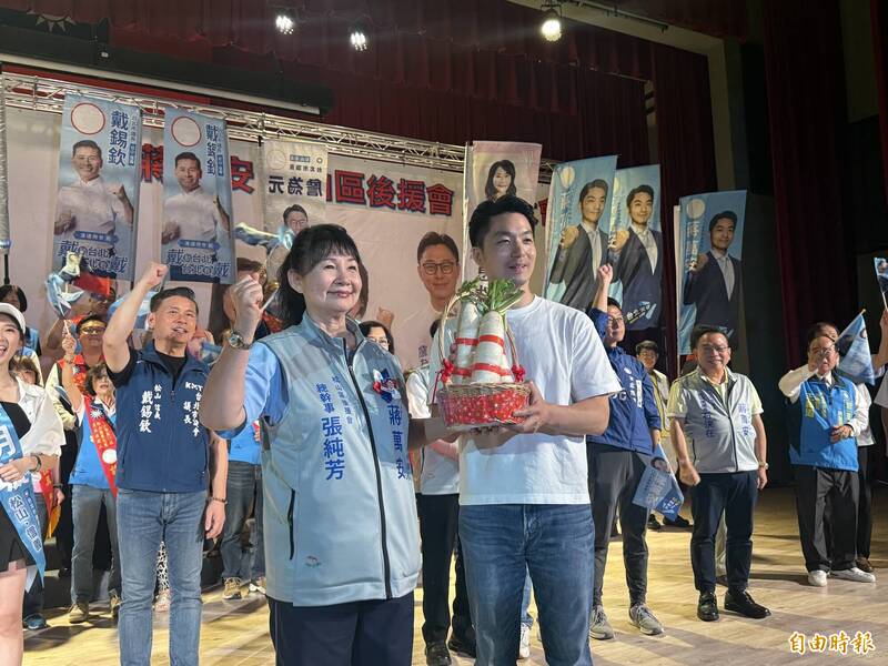 松山後援會支持者擠爆!蔣萬安喊話選民:選善良還是造謠?