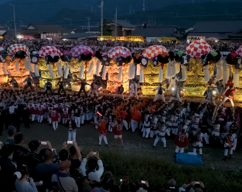 日本愛媛西條祭驚傳3公噸太鼓台翻覆 副市長遭壓死