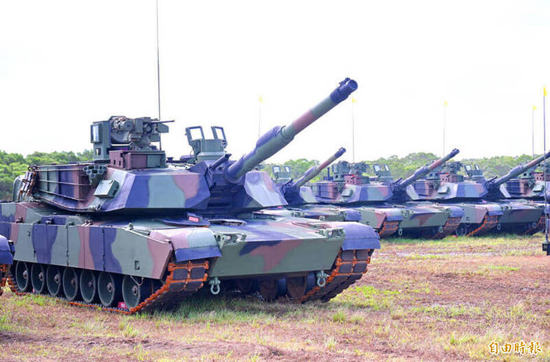 《TAIPEI TIMES》 M1A2T tanks to join southern Lien Yung drills