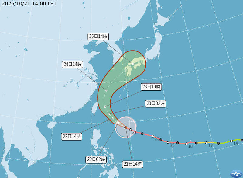 光復連假颱風逼近 災防辦:東北季風加乘防致災豪雨