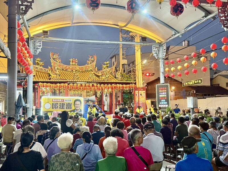 陳素月南彰本命區!邱建富廟口開講田中竟是這場景…