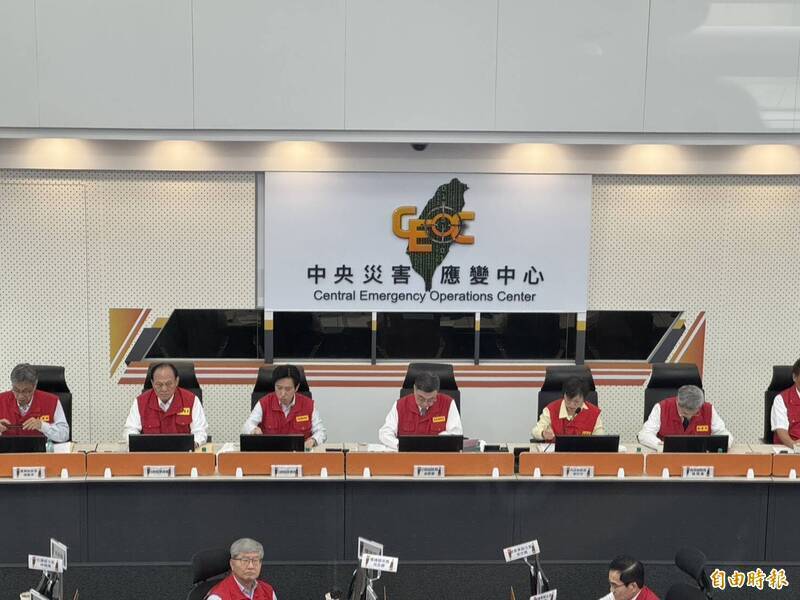 薔琵颱風來襲 卓榮泰取消出席金漫獎頒獎典禮