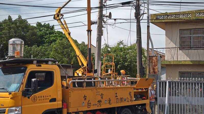 彰化沿海狂風大作 一度造成6千多戶停電