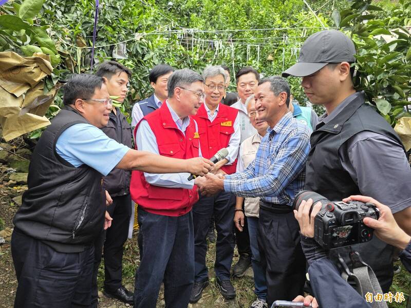 薔琶颱風重創宜蘭農產品 卓榮泰:全品項救助 3天核撥款項